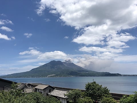 絶景の桜島